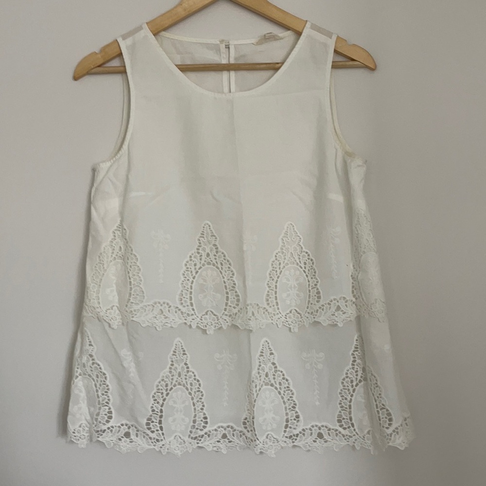 100% Cotton Lace top